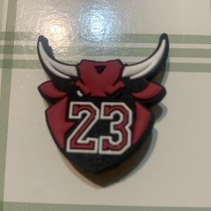 Chicago bulls croc charm Michael Jordan